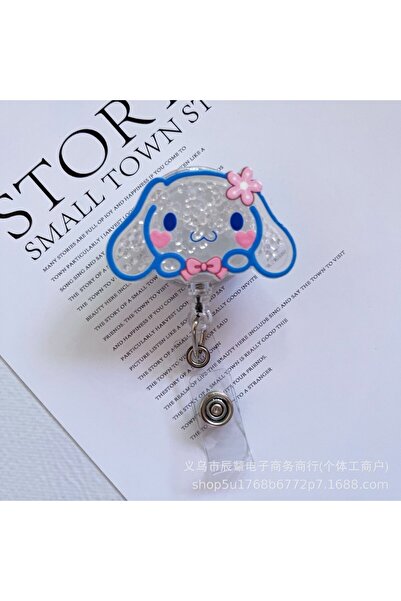 Choice A Sanrio Hello Kitty Kuromi Retractable Badge Reel Kawaii Cinnamoroll Nurse Doctor Card Holder Offi.
