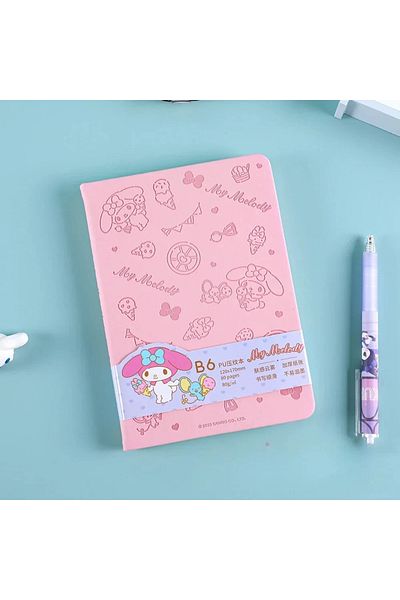 choice2 My Melody Kawaii Anime Cinnamon Roll My Melody Notebook Diary notebook Cute student stationery Schoo