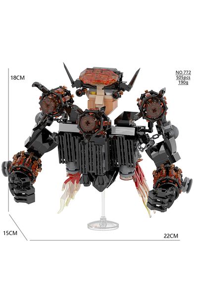 Choice 772-505pcs Skibidi Toilet Building Blocks Titans Drillman Speakerman Camera Man Tv Man Woman Titans