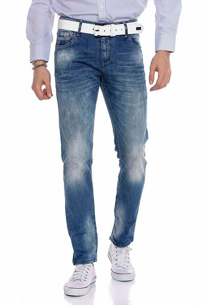 Cipo&Baxx Мъжки дънки Cd319b Light Slim Fit Skinny Leg