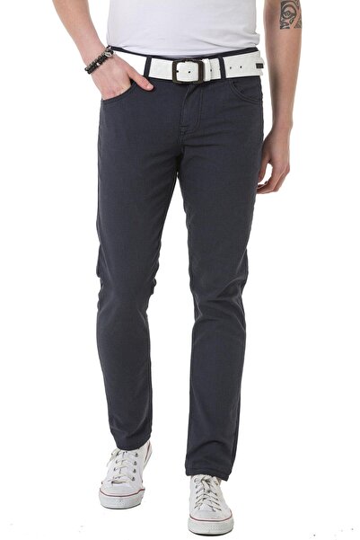 Generic Brand Cd724 Slim Fit Basic Men's Linen Trousers