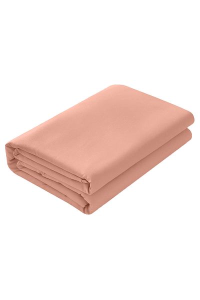 Five Store Bed sheet made of 100% ranforce cotton, density 120 g/sqm, Salmon, 220/240cm