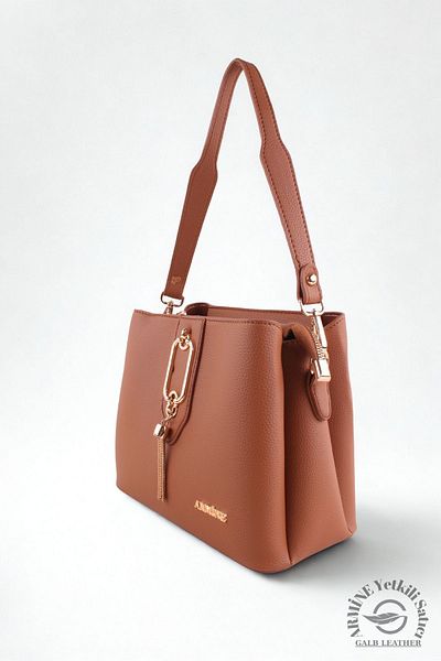 Armine Original Armine Premium Quality Women's Shoulder and Hand Bag Suitable for Daily Use 361 Taba