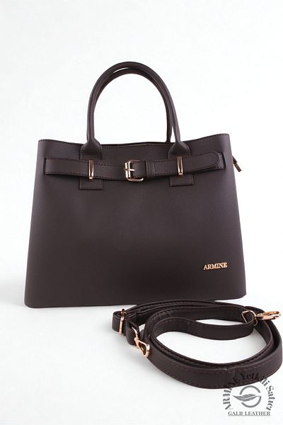 Armine Original Armine Premium Quality Women's Shoulder and Hand Bag Suitable for Daily Use Brown 395