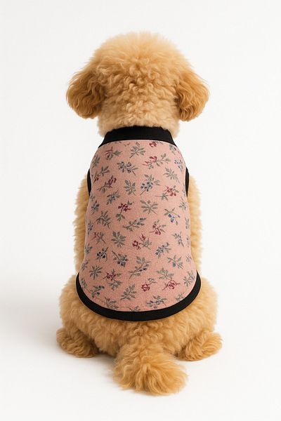 Monopetz New Season Safe Feeling Dog and Cat Undershirt - Pink Floral