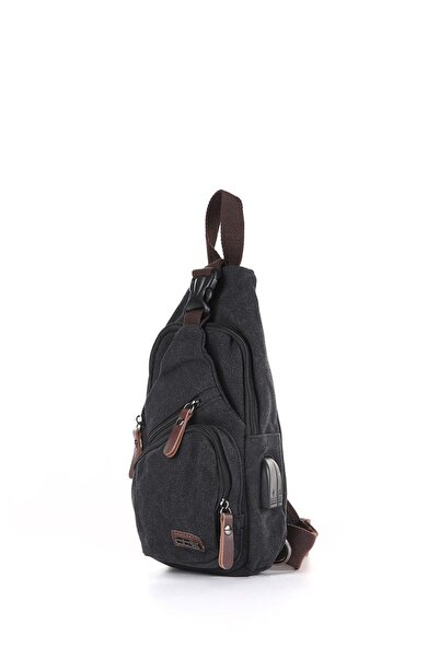 ÇÇS SİYAH UNISEX BODY BAG