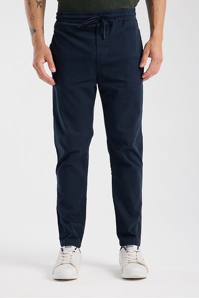 hateko Παντελόνι Chino Jogger με κορδόνι μέσης Raus Denim