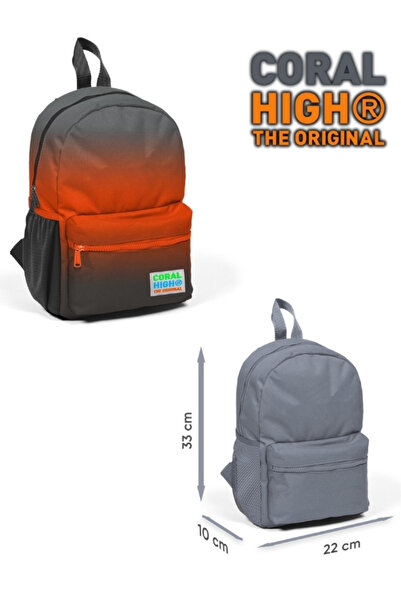 Coral High İki Bölmeli Anaokulu-Yuva Sırt Çantası