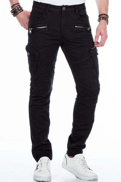 Cipo&Baxx Cd424 Cargo Pockets Skinny Leg Ανδρικό Παντελόνι