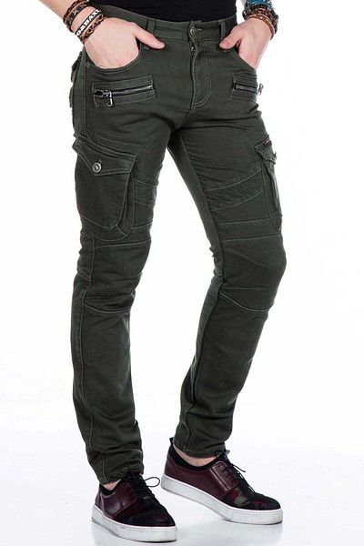 Cipo&Baxx Cd424 Cargo Pockets Skinny Leg Ανδρικό Παντελόνι
