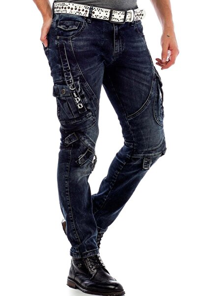 Cipo&Baxx Cd440 Rockstar Jeans Motorcu Ανδρικό Παντελόνι Cargo