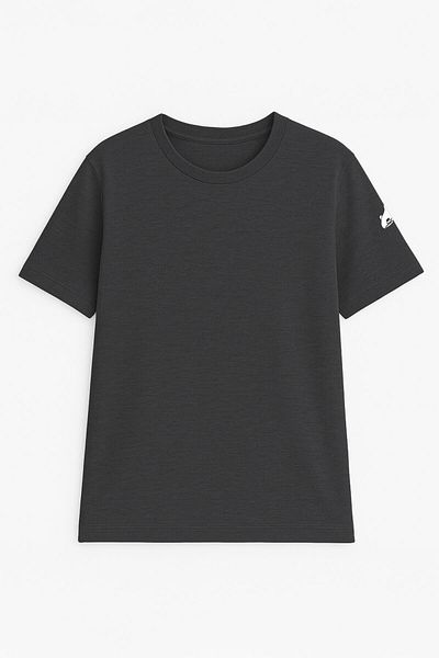 MARKAPIA Ανδρικό μπλουζάκι Crew Neck Basic μονόχρωμο κοντομάνικο γκρι