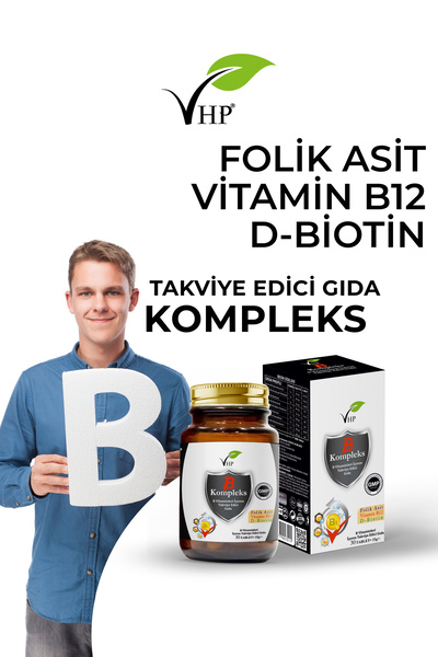 VHP BİTKİSEL ÜRÜNLER B Kompleks 30 Tablet