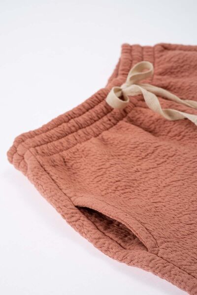 Little Gusto Bürümcük Kapitone Eşofman Altı Bebek Pembe