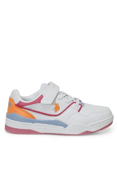 U.S. Polo Assn. MARTELL JR 5FX Pantofort alb pentru fete