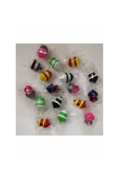 ITIR AVM Baby Shop 10'lu Plastik Basmalı Kendinden Dönen Topaç - Plastik Topa...