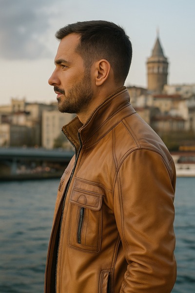 ZELIA Wear Terra Trek Men's Genuine Leather Jacket