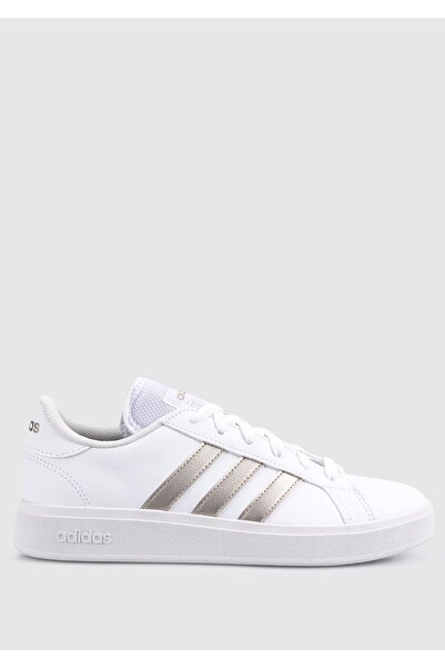 adidas Baza Grand Court 2. Pantofi de tenis albi pentru femei GW9263