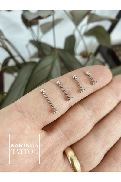 Karınca Piercing Yüksek Kalite Cerrahi Çelik Labret Kulak Dudak Conch Burun Helix Tragus Piercing