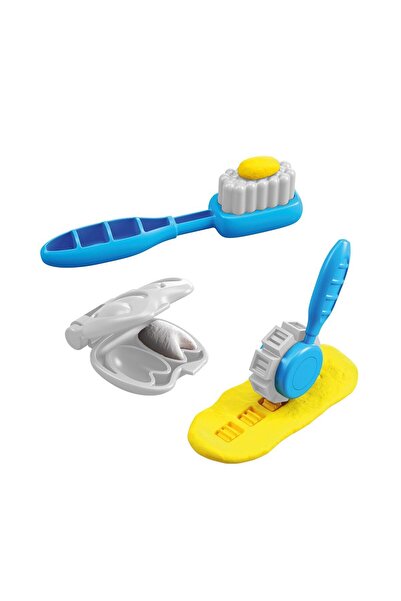 Genel Markalar Sevimli Oyuncak Dişçi Dino Oyun Hamuru Set + Diş Doktor Aksesuarları Oyuncakları