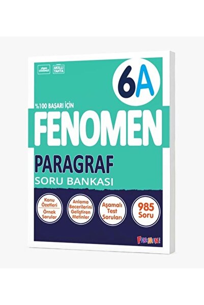 Fenomen Yayıncılık 6. Sınıf Paragraf Soru Bankası