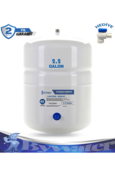 ByWater Su Arıtma Cihazları için Çelik Tank 2,2 Galon 8 Litre