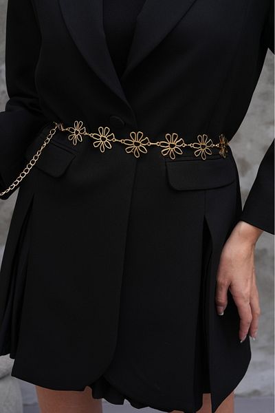 MODAM HİFA Curea de rochie cu model margarete pentru femei Curea de rochie Curea de cămașă Curea de haină