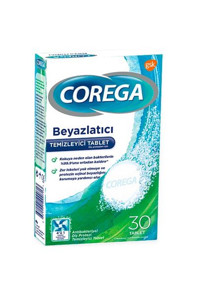 Corega Whiteningtablet 30 Lu