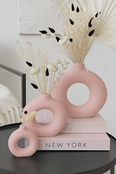 Minima Art Studio 3 Lü İskandinav Tarzı Bohem Vazo Pinterest Pampas Vazosu De...