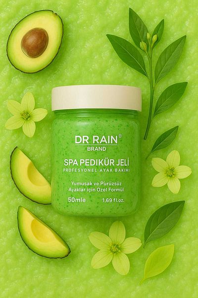 DR.RAİN Dr. Rain Mango Flavored Spa Pedicure Gel 50 ml |   Intensive Moisturization and Tropical Refreshment