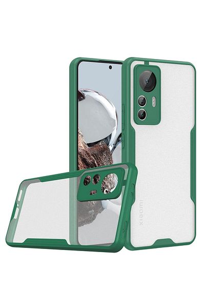 CepteToptan جراب هاتف Xiaomi Mi 12T سيليكون بلاتينيوم - أخضر - MKİ7615-8732