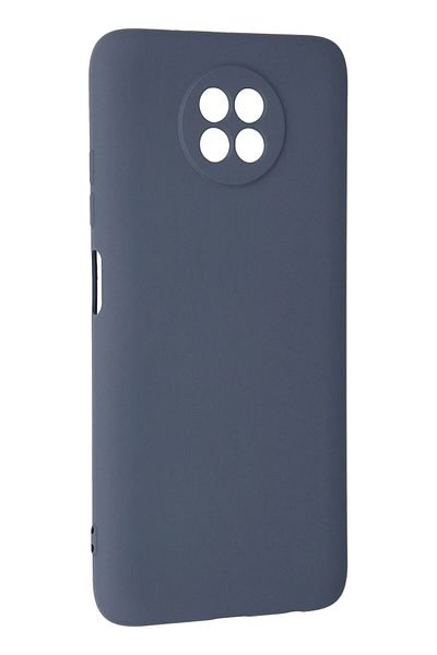 CepteToptan حافظة هاتف Xiaomi Redmi Note 9 5G مصنوعة من السيليكون المخملي الداخلي - رمادي - MKİ8506-7318