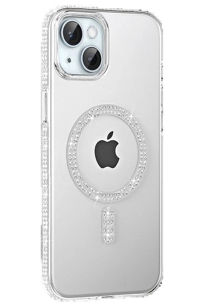 CepteToptan غطاء Magsafe لهاتف Apple iPhone 15 Move Stone - رمادي طبيعي - MKİ3783-4154