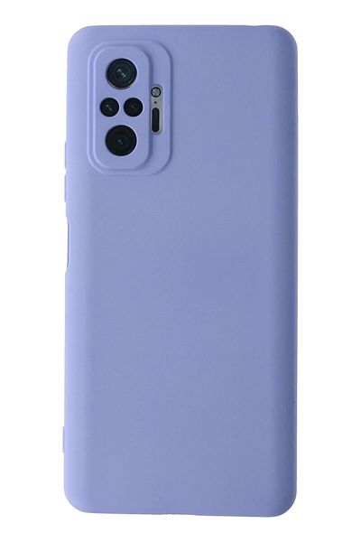 CepteToptan حافظة هاتف Xiaomi Redmi Note 10 Pro مصنوعة من السيليكون المخملي الداخلي - أرجواني - MKİ4719-8720