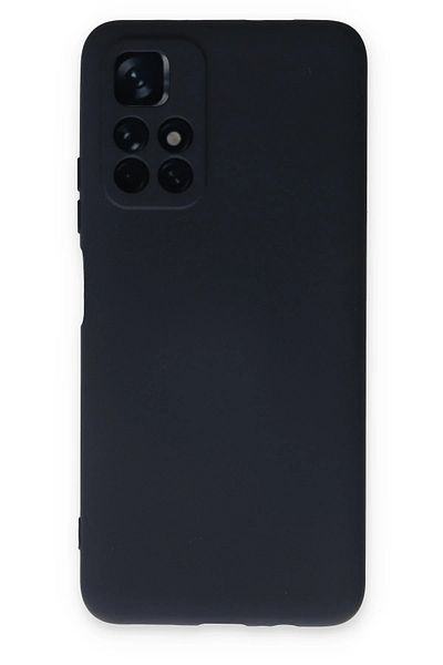 CepteToptan حافظة هاتف Xiaomi Redmi Note 11T مصنوعة من السيليكون المخملي الداخلي - أزرق داكن - MKİ7166-9824