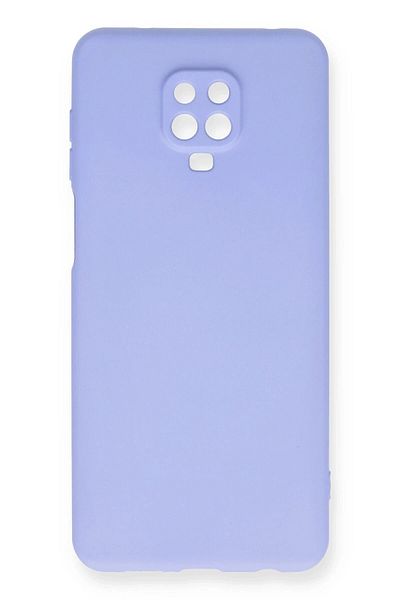 CepteToptan حافظة هاتف Xiaomi Redmi Note 9 Pro مصنوعة من السيليكون المخملي الداخلي - أرجواني - MKİ5321-5558