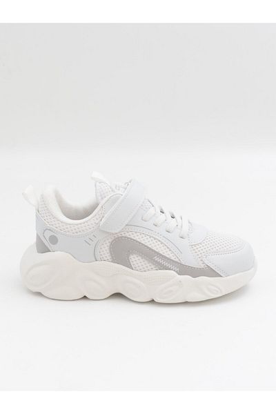 Cool Kelvin 31-36 Pantofi sport albi pentru copii
