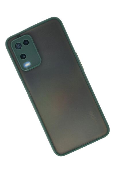 CepteToptan جراب اوبو A54 4G غطاء سيليكون مونتريال - أخضر - MKİ6693-2505