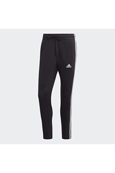 adidas Essentials Single Jersey Tapered Open Hem 3-Stripes Eşofman Altı