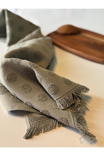 Lissome 50x76 Cm 2'li Mutfak Havlusu | El Havlusu | Yüz Havlusu | Kurulama Bezi | Baş Havlusu Yeşil