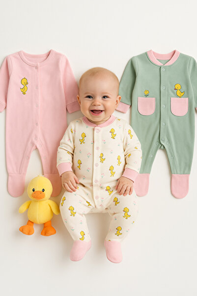 VERONA TARZ طقم بذلة للأطفال البنات والأولاد مكون من 3 قطع مع ملابس لحديثي ال...