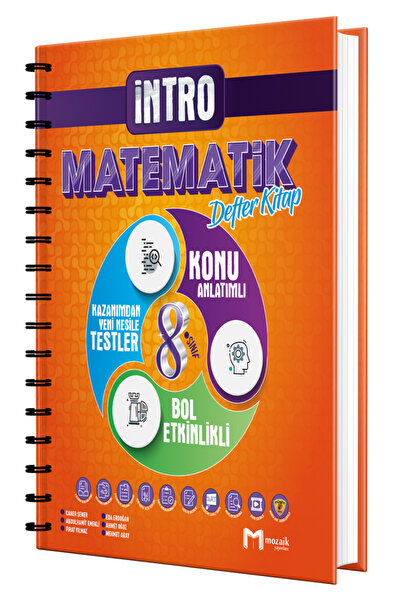 Mozaik Yayınları Mozaik 2026 8. Sınıf Matematik Mozaik Defter Konu Anlatımlı ...