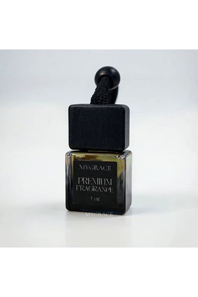 MYGRACE Car air freshener, men's perfume - woody notes, amber, leather and mandarin