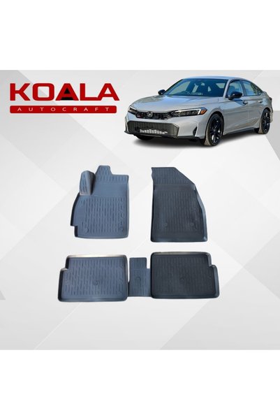 KoalaOtoTekstil Honda Civic Sedan Fe-1 (2021 ..) Ile Uyumlu - Araca Özel Paspas