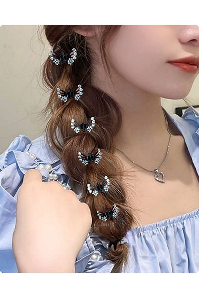GÜLPEŞE 6 bucăți Minimal Stone Metal Butterfly Latch Cataramă-2277