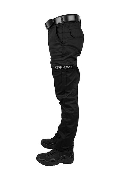 Astüm Askeri Malzeme Μαύρο παντελόνι Agile Force Gabardine Lycra Cargo