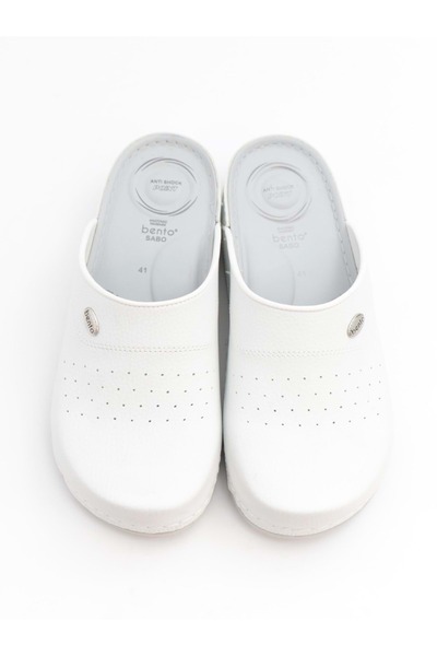 KCMN Bento D.r Papuci ortopedici Sabo recomandati Papuci de spital cu talpa anti-alunecare ALBI