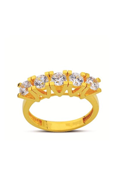 Altınbaş Kadın 22 Ayar Altın Beştaş Yüzük YZSE0539-24875