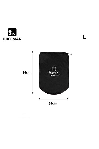 Choice حقيبة تخزين سوداء لسترة التخييم الخارجية حقيبة ضغط ملابس محمولة حقيبة ...