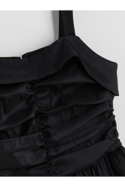 LC Waikiki Kare Yaka Kız Çocuk Elbise